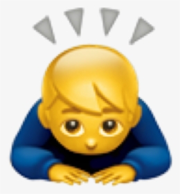 Person Bowing Emoji, HD Png Download, Transparent PNG