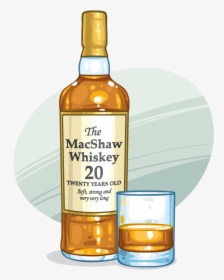 Whisky , Png Download - Whisky Bottle With Glass Png, Transparent Png, Transparent PNG