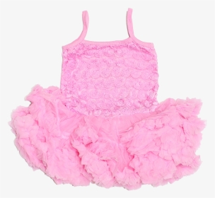 Rosette Tutu Dress Baby Pink - Pink Baby Dress Png, Transparent Png, Transparent PNG