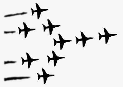 Plane Military Formation Free Picture - Clip Art Air Force, HD Png Download, Transparent PNG