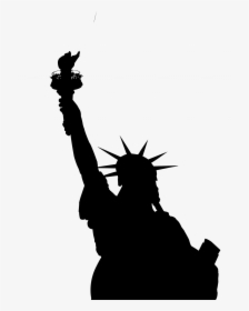 Statue Of Liberty Silhouette - Statue Of Liberty, HD Png Download, Transparent PNG