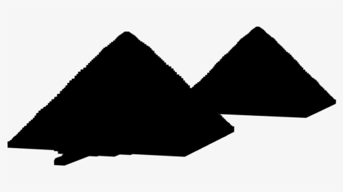 Pyramid Silhouette - Pyramid Silhouette Png, Transparent Png, Transparent PNG