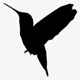 Kingfisher Png Transparent Images - Flying Kingfisher Silhouette, Png Download, Transparent PNG