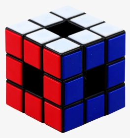 Void Cube - 3x3x3 - Black Body - Tiles - Hollow Rubik - Rubik's Cube Online, HD Png Download, Transparent PNG