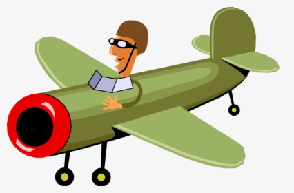 Vector Illustration Of Airforce Pilot Flies Military - Air Force Pilot Cartoon, HD Png Download, Transparent PNG