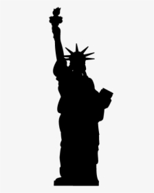 Statue Of Liberty Silhouette - Statue Of Liberty, HD Png Download, Transparent PNG