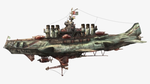 Battleship - Dieselpunk Airship, HD Png Download, Transparent PNG