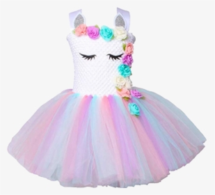 #unicorndress #unicorn #girlsdress #dress #tutu #skirt - Party City Girls Unicorn Costume, HD Png Download, Transparent PNG