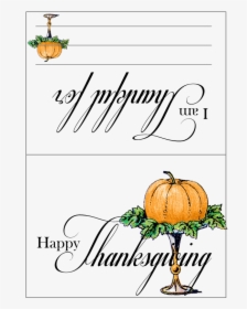 Download I Am Thankful For Clipart - Thanksgiving I Am Thankful Card Printables, HD Png Download, Transparent PNG