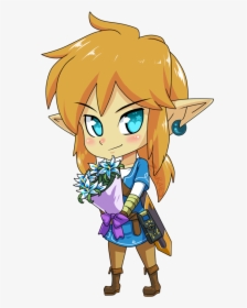 Breath Of The Wild Link - Cartoon, HD Png Download, Transparent PNG