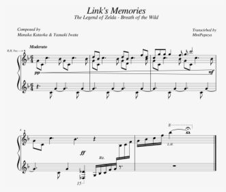 Links Memories Sheet Music, HD Png Download, Transparent PNG