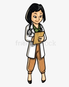 Doctor Asian Female Transparent Png - Women Doctor Clip Art, Png Download, Transparent PNG