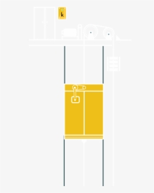 Knaq Elevator Illustration - Graphic Design, HD Png Download, Transparent PNG