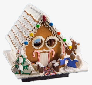 Gingerbread House Transparent Images - Gingerbread House, HD Png Download, Transparent PNG