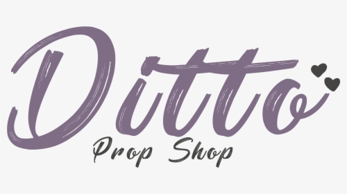 Ditto Prop Shop - Calligraphy, HD Png Download, Transparent PNG