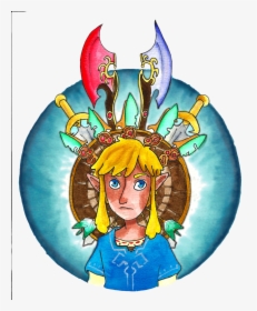 Breath Of The Wild Link  i Absolutely Love This Game - Cartoon, HD Png Download, Transparent PNG
