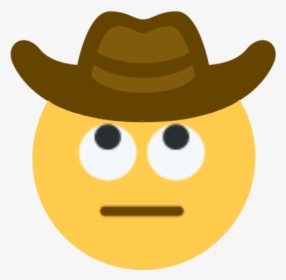 Rollingcowboyeyes Discord Emoji - Cowboy Emoji Twitter, HD Png Download, Transparent PNG