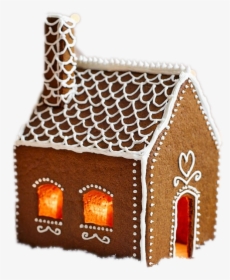 Gingerbread House Png Image Transparent - Pretty Christmas Gingerbread House, Png Download, Transparent PNG