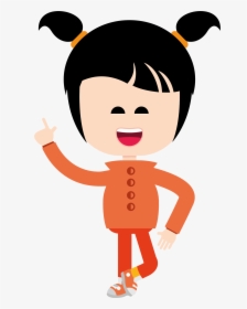 Cute Asian Girl - Asian Girl Clip Art, HD Png Download, Transparent PNG