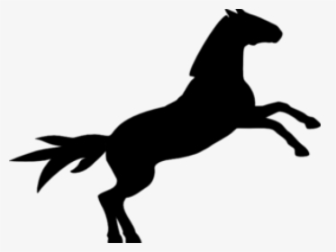 Mustang Clipart Kuda - Jumping Horse Cartoon Silhouette, HD Png Download, Transparent PNG