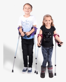 Transparent Crutch Png - Forearm Crutches Kids, Png Download, Transparent PNG