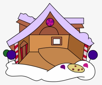 Transparent Gingerbread House Candy Clipart, HD Png Download, Transparent PNG