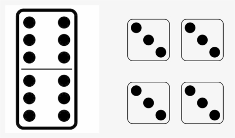 Dominoes - Same And Different Dice, HD Png Download, Transparent PNG