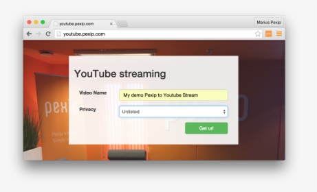 Youtube Live Streaming Website, HD Png Download, Transparent PNG