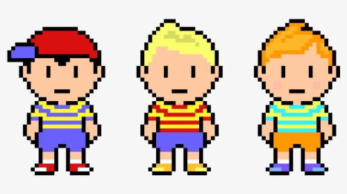 Ness And Lucas Pixel, HD Png Download, Transparent PNG