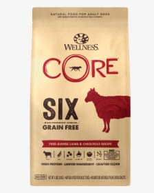 Wellness Core Six Free Range Lamb - Wellness Core Six Dog Food, HD Png Download, Transparent PNG