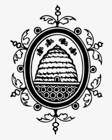 Beehive Design Clip Arts - Beehive Black And White Art, HD Png Download, Transparent PNG
