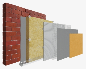 Existing Brick Mineral Wool System Image - Wall Insulation Mineral Wool, HD Png Download, Transparent PNG