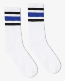 Socco Skate Socks - Maroon Socks With White Stripes, HD Png Download, Transparent PNG