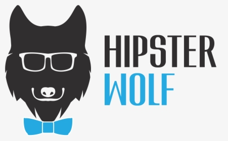 Hipster Wolf Clothing Logo - Wolf In Glasses Logo, HD Png Download, Transparent PNG