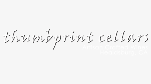 Thumbprint Cellars - Calligraphy, HD Png Download, Transparent PNG