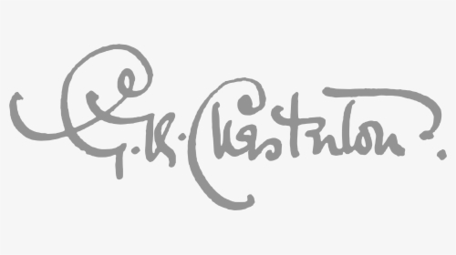 Gk Chesterton Signature, HD Png Download, Transparent PNG