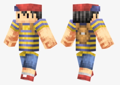 Minecraft Ness Skin, HD Png Download, Transparent PNG