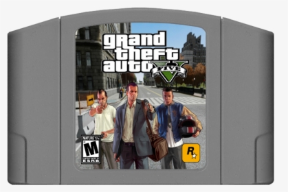 Grand Theft Auto V N64 Box Art Cover - Lcd Tv, HD Png Download, Transparent PNG