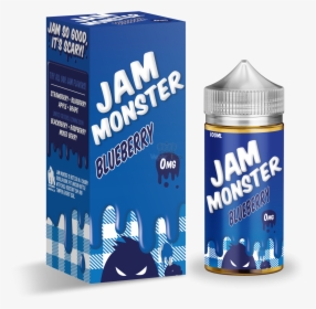 Blueberry Jam Monster   Title - Jam Monster Liquid Strawberry, HD Png Download, Transparent PNG