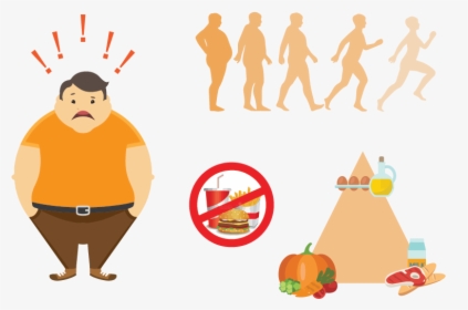 Fat To Fit Vector , Png Download - Do's And Don Ts For Obesity, Transparent Png, Transparent PNG