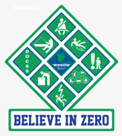 Eco-pan Believe In Zero Safety Diamond - Believe In Zero Accidents, HD Png Download, Transparent PNG