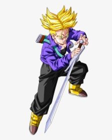 No Caption Provided - Dragon Ball Z Trunks Ssj, HD Png Download, Transparent PNG
