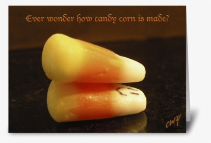 Happy Halloween Candy Corn Greeting Card, HD Png Download, Transparent PNG