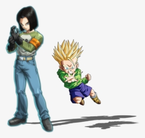 Dragon Ball Fighterz Android 17, HD Png Download, Transparent PNG