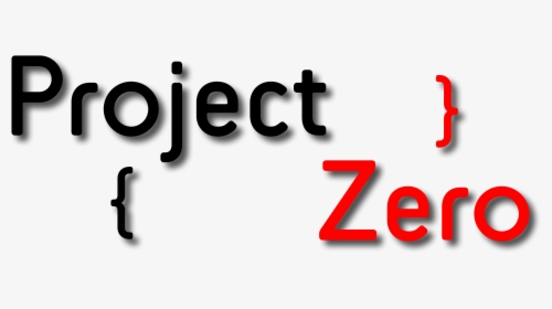 Zero - Project Work Word Design, HD Png Download, Transparent PNG