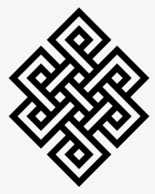 Graphic Design,square,angle - Endless Knot, HD Png Download, Transparent PNG