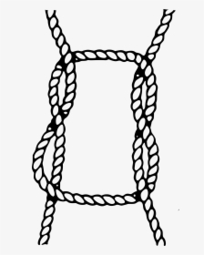 Square Knot - Tie A Knot Clipart Transparent Background, HD Png Download, Transparent PNG
