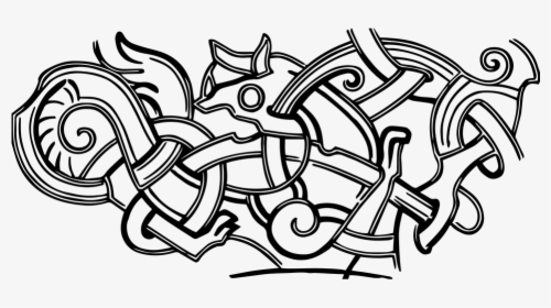 Celtic, Knot, Viking, Decorative, Intricate, Weird - Viking Jelling Art, HD Png Download, Transparent PNG