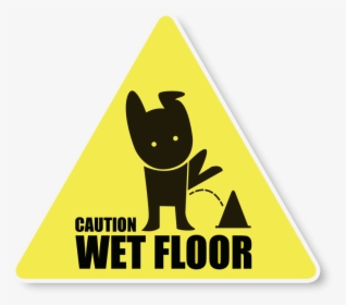 Wet Floor Sign By Perfect-reality - Cartoon Floor Slippery Png, Transparent Png, Transparent PNG
