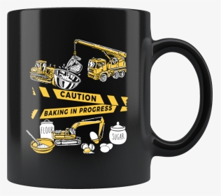 Caution Baking In Progress Mug   Class Lazyload Lazyload - Trump Mugs Funny, HD Png Download, Transparent PNG